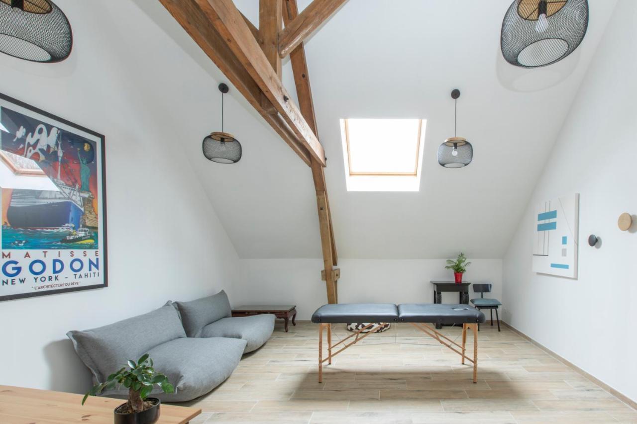 Aux Petits Lapins de Sorval, sauna privé, fitness Selvigny Esterno foto
