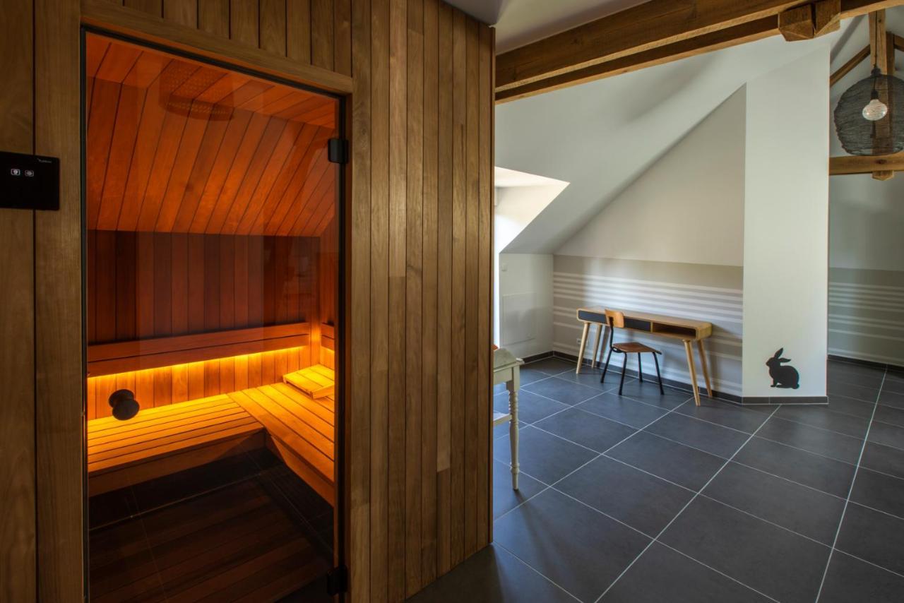 Aux Petits Lapins de Sorval, sauna privé, fitness Selvigny Esterno foto