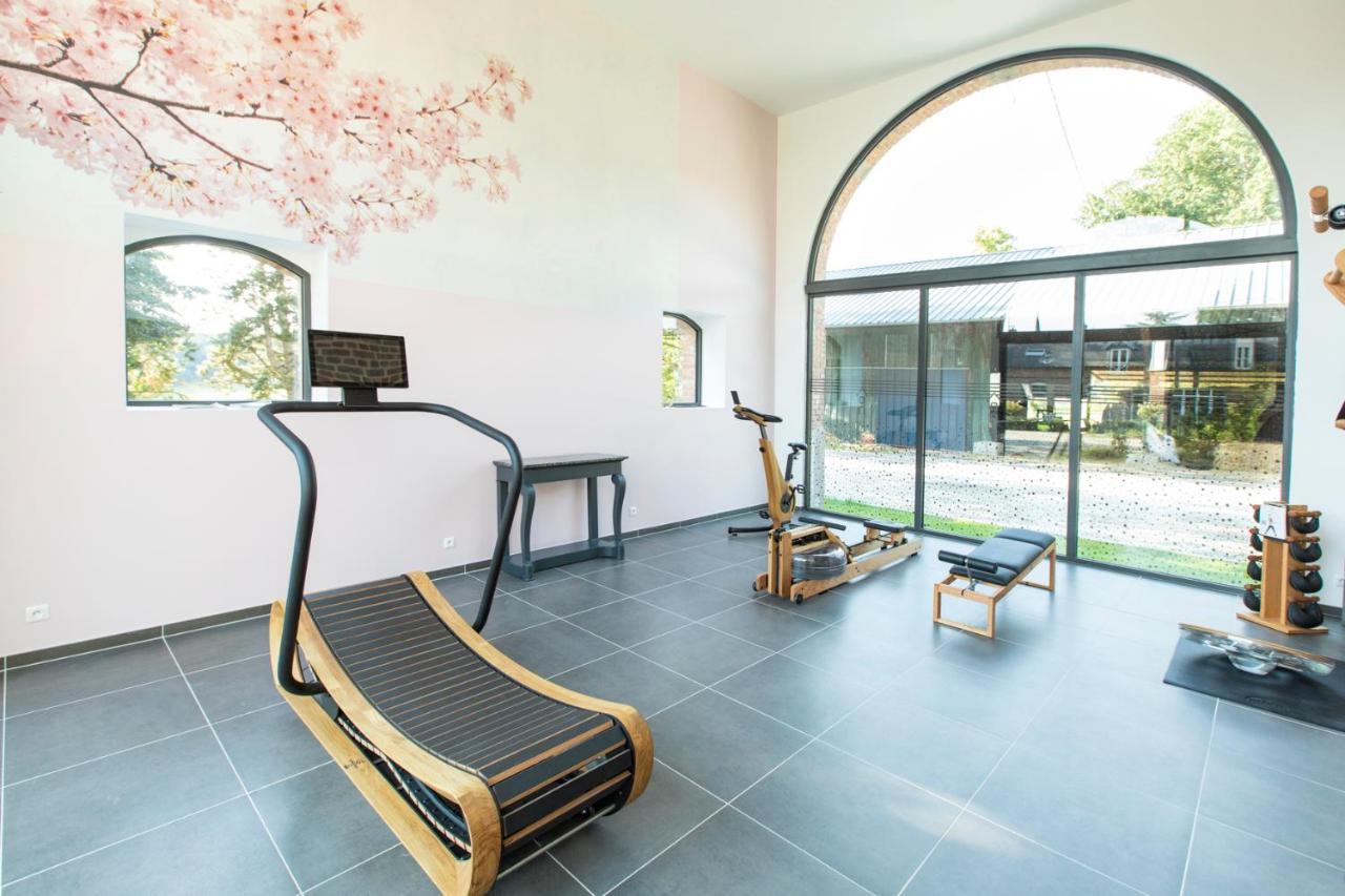 Aux Petits Lapins de Sorval, sauna privé, fitness Selvigny Esterno foto