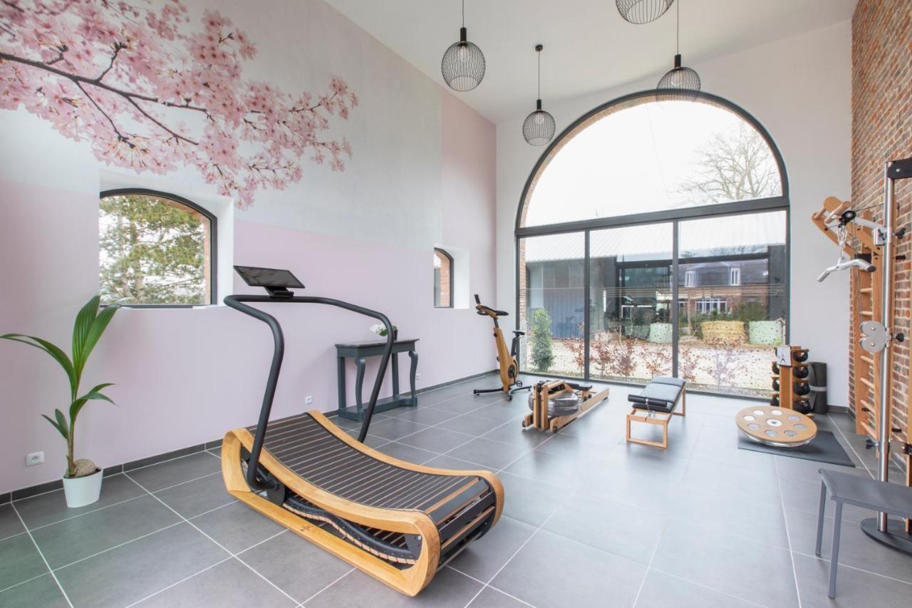 Aux Petits Lapins de Sorval, sauna privé, fitness Selvigny Esterno foto