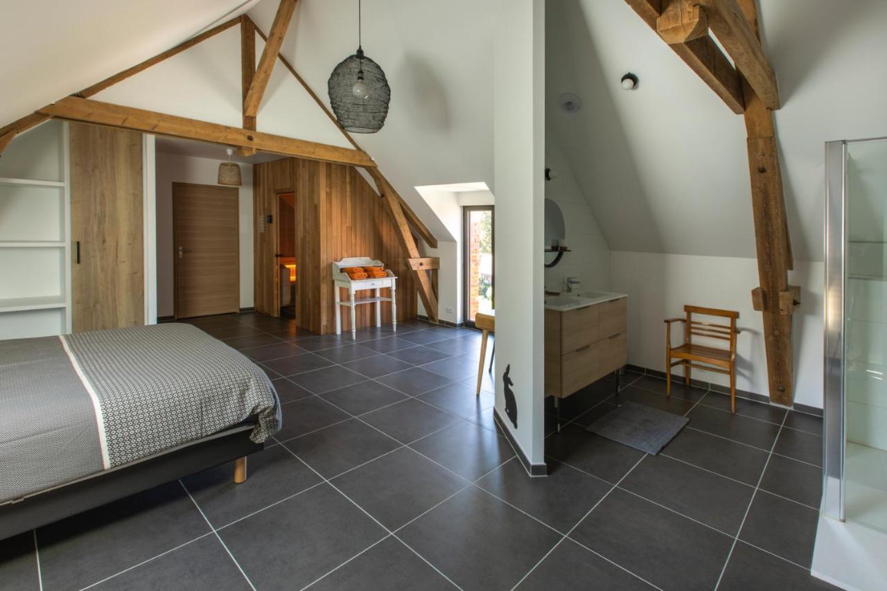Aux Petits Lapins de Sorval, sauna privé, fitness Selvigny Esterno foto